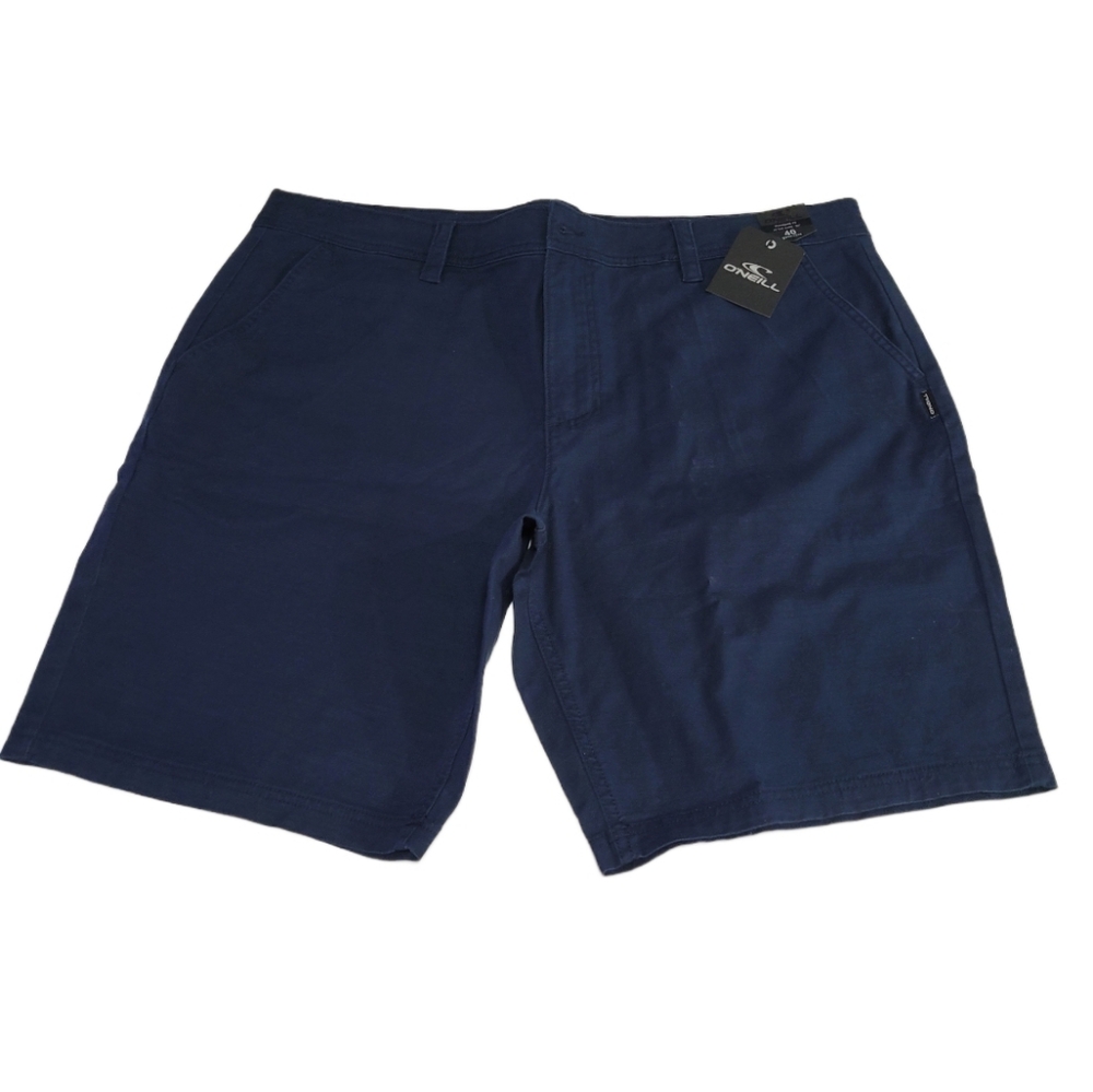 NWT O'neill  Jaxson Stretch Chino Men's Shorts Size 40 Standard Fit Blue - Picture 2 of 10